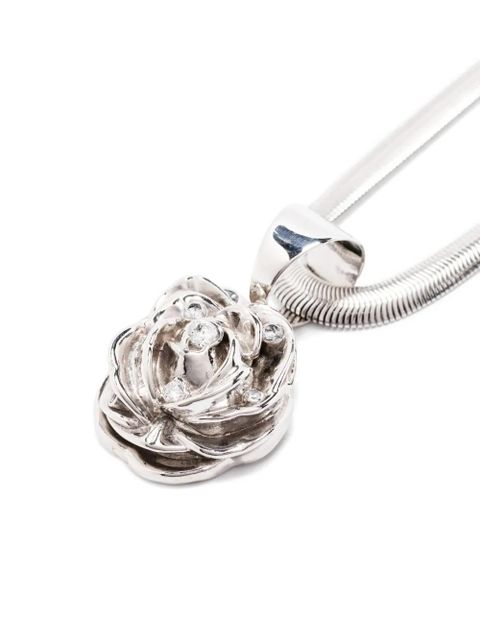 Magda Butrym rose-pendant necklace - Silver - zdjęcie produktu nr 2