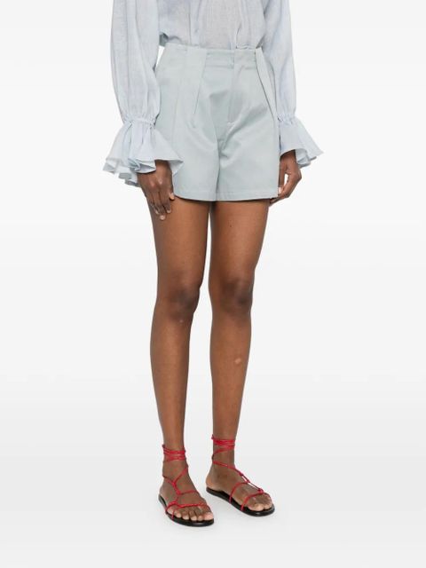 Eleh pleated shorts - Blue