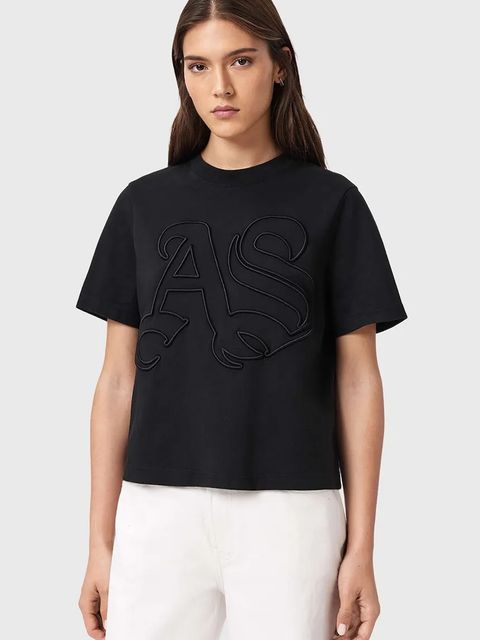 AllSaints t-shirt bawełniany LISA - zdjęcie produktu nr 1
