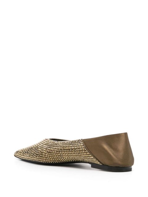 Saint Laurent Nour slippers - Green