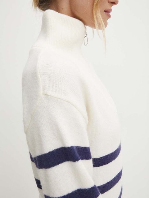 Answear Lab sweter z kaszmirem kolor biały