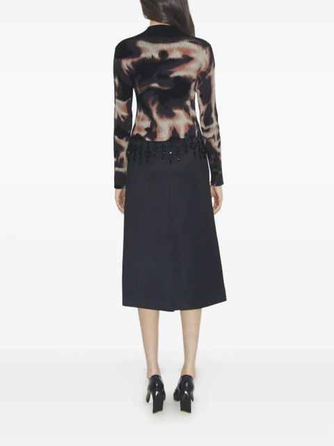 Tory Burch embellished cotton top - Black