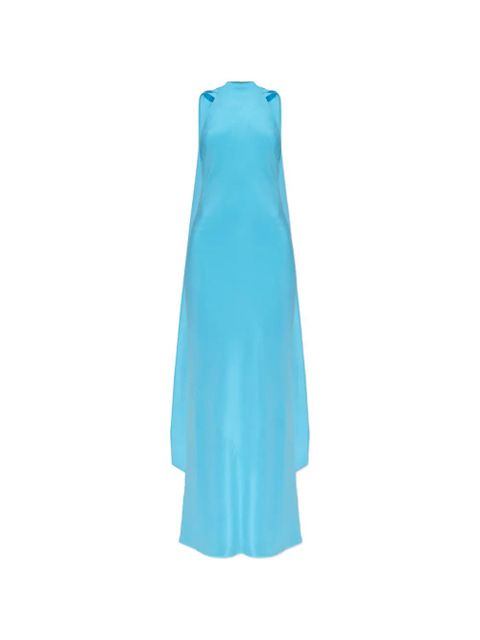 Cult Gaia Doe halterneck draped-panel dress - Blue - zdjęcie produktu nr 1
