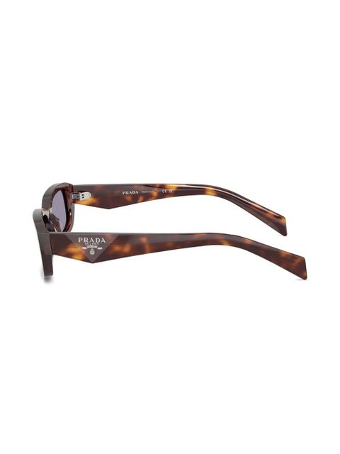 Prada Eyewear rectangle-frame sunglasses - Brown