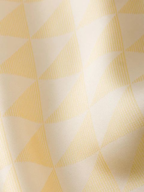 Prada jacquard silk scarf 55x55 - Yellow - zdjęcie produktu nr 2