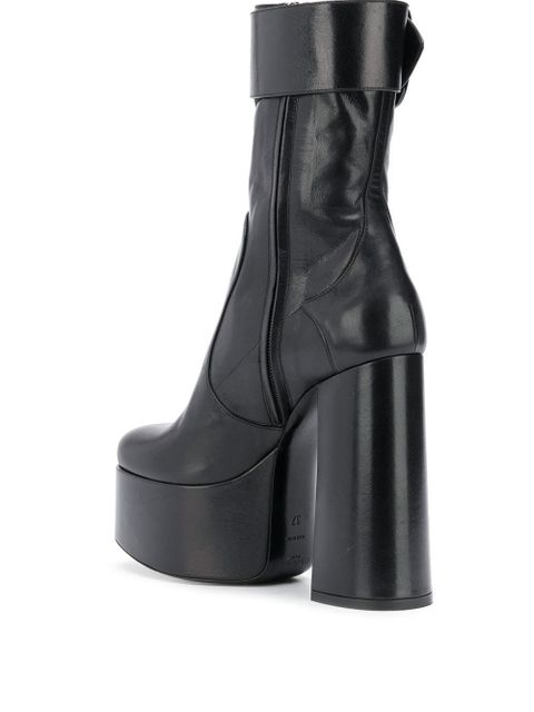 Saint Laurent Billy platform boots - Black