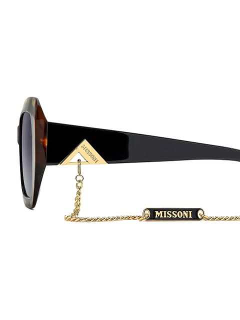 MISSONI EYEWEAR square-frame sunglasses - Black