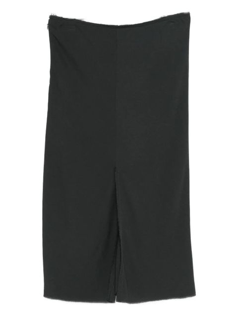 AMI Paris slit skirt - Black
