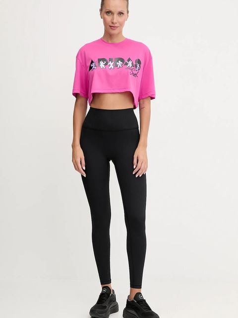 adidas Performance t-shirt treningowy PRIDE damski kolor różowy JL7612