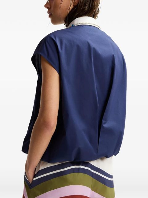 Essentiel Antwerp bead-embellished shirt - Blue