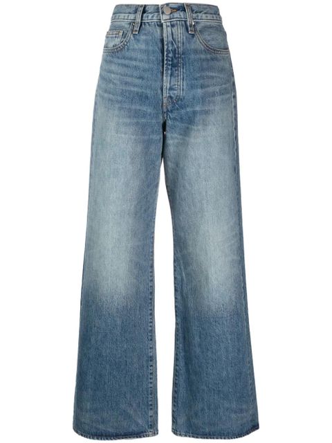 AMIRI high-rise wide-leg jeans - Blue - zdjęcie produktu nr 1