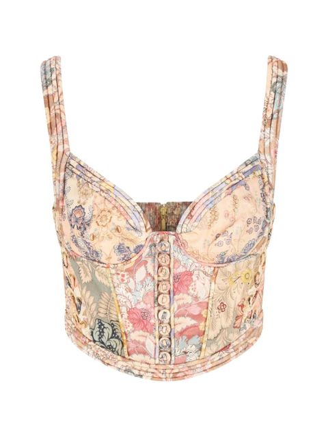 ZIMMERMANN Rebellion Corded bustier top - Neutrals - zdjęcie produktu nr 1