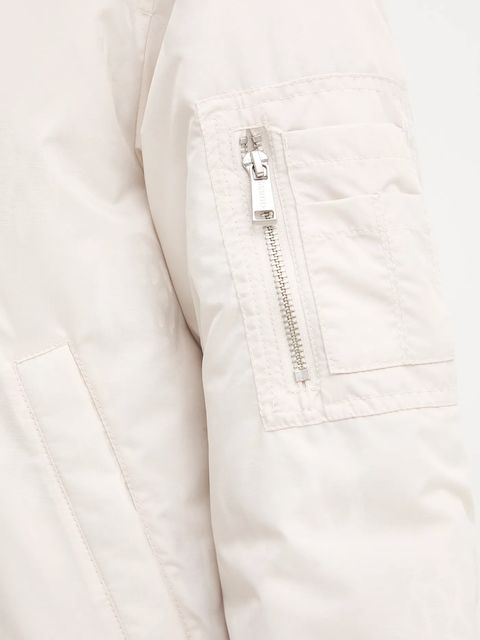 Guess kurtka bomber PHILOMENE kolor beżowy zimowa W5YL08 WHDK2