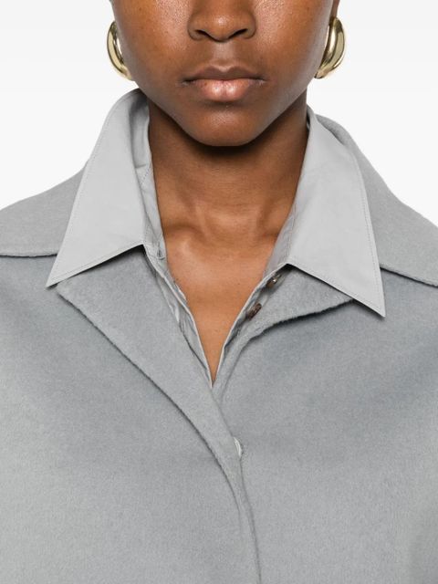 Prada single-breasted coat - Grey - zdjęcie produktu nr 2