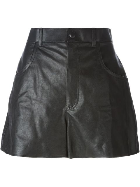 Saint Laurent flared shorts - Black - zdjęcie produktu nr 1