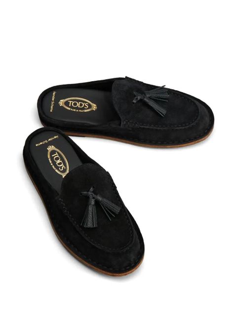 Tod's tassel-detail mules - Black