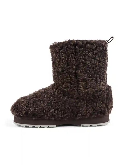 Emu Australia śniegowce wełniane Sharky Lo Teddy kolor brązowy W13200