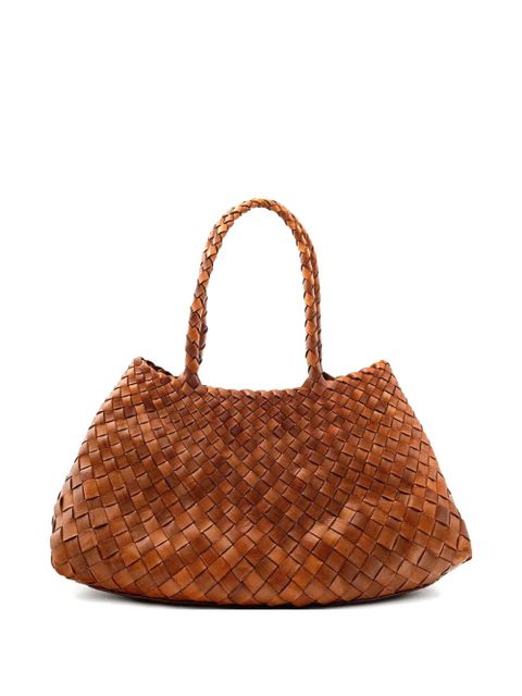 DRAGON DIFFUSION big Santa Croce woven tote bag - Brown - zdjęcie produktu nr 1