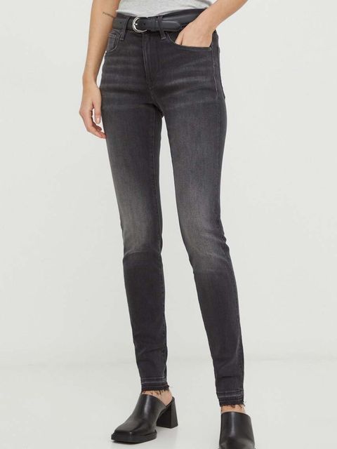 G-Star jeansy damskie kolor czarny