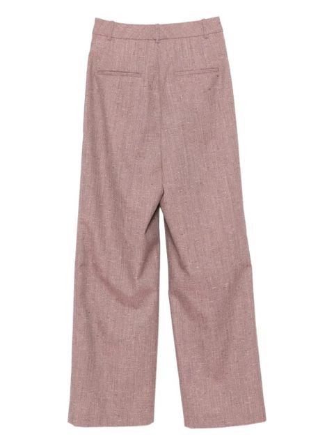 Róhe mid-waist tweed trousers - Purple - zdjęcie produktu nr 2