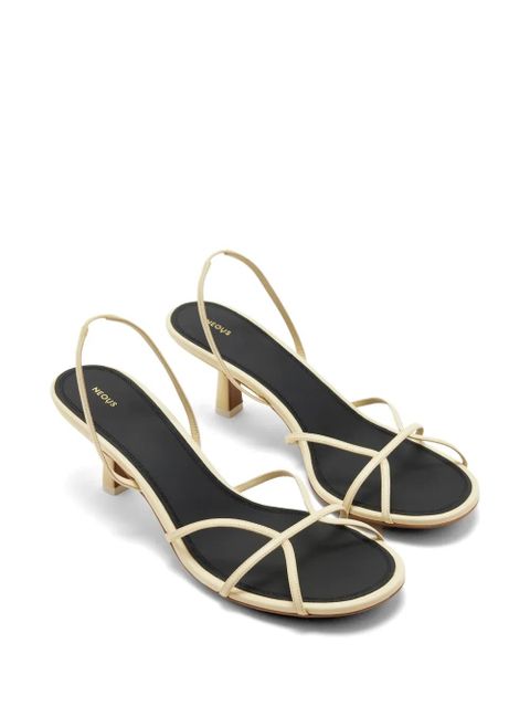 NEOUS 55mm Ibor heeled sandals - Neutrals