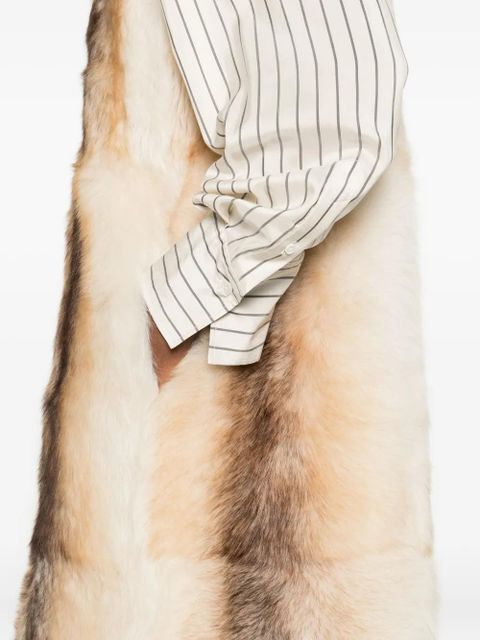 Yves Salomon lamb-shearling gilet - Neutrals