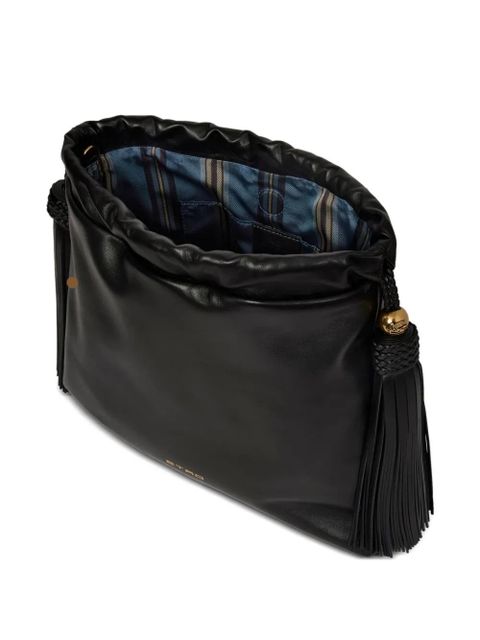 ETRO medium Kalispera tassels leather shoulder bag - Black