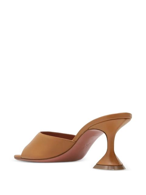 Amina Muaddi Lupita leather sandals - Brown