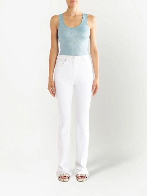 ETRO embroidered straight-leg jeans - White - zdjęcie produktu nr 2