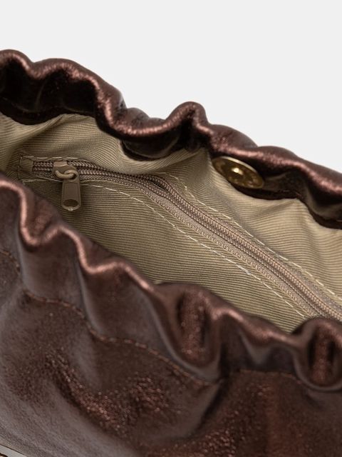 Answear.LAB torebka skórzana kolor brązowy