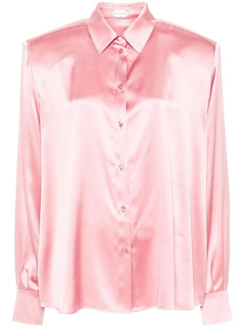 Magda Butrym long-sleeve silk shirt - Pink - zdjęcie produktu nr 1