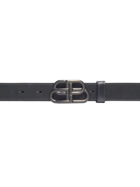 Balenciaga BB thin belt - Black - zdjęcie produktu nr 2