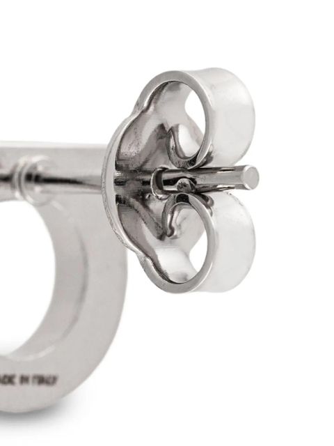Ferragamo Gancini embellished earrings - Silver