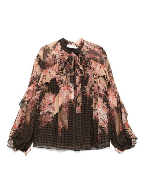 ZIMMERMANN Illuminate Flutter blouse - Black - zdjęcie produktu nr 1