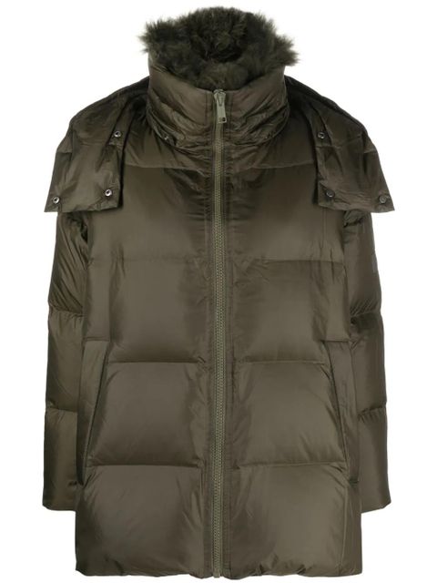 Yves Salomon hooded padded coat - Green - zdjęcie produktu nr 1