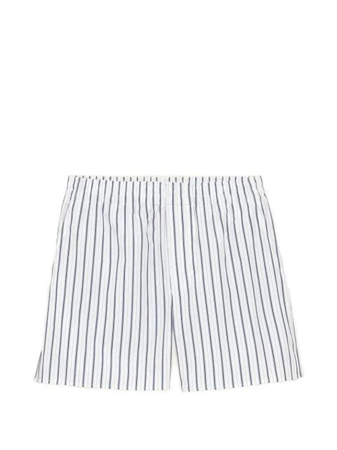 AMI Paris elasticated striped shorts - White - zdjęcie produktu nr 1