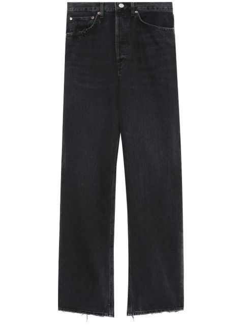 AGOLDE mid-rise wide-leg jeans - Black - zdjęcie produktu nr 1