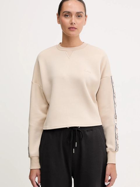 Guess bluza CYMONE damska kolor beżowy z aplikacją V3BQ16 KB3P2 - zdjęcie produktu nr 1