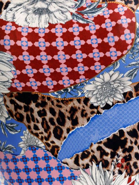 Agua By Agua Bendita Kali Quilt swimsuit - Red