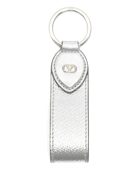 Valentino Garavani logo-detail keyring - Silver - zdjęcie produktu nr 1