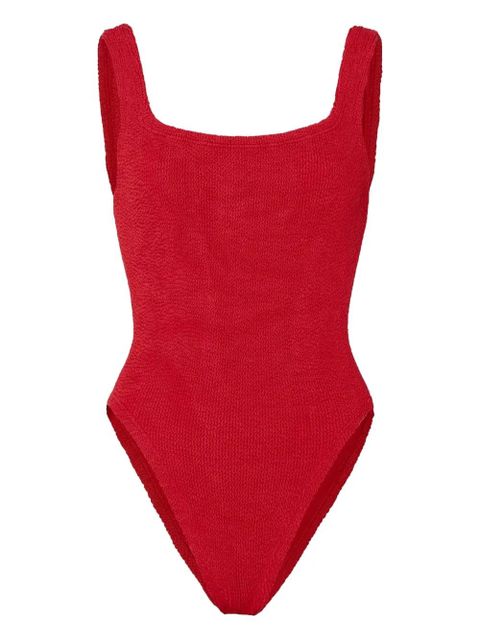 Hunza G square-neck swimsuit - Red - zdjęcie produktu nr 1