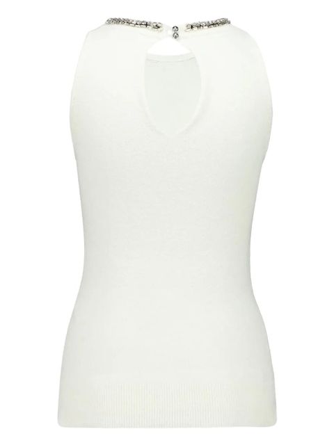 Rabanne embellished sleeveless tank top - Neutrals - zdjęcie produktu nr 2