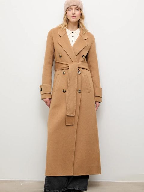 Answear.LAB czapka wełniana kolor beżowy