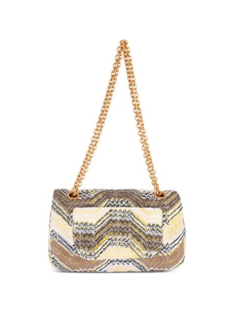 Missoni Caperdoni zig-zag sequin-embellished clutch bag - Neutrals - zdjęcie produktu nr 2