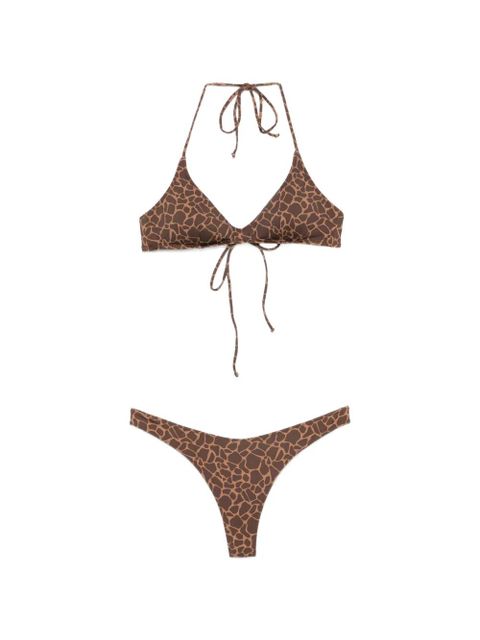 MC2 Saint Barth Hesni animal-print bikini - Brown - zdjęcie produktu nr 1
