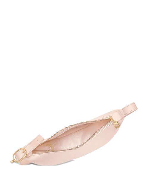 Longchamp small Le Foulonné grained-leather cross body bag - Pink - zdjęcie produktu nr 1