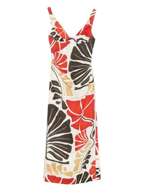 SIR. Julietta floral-print maxi dress - White - zdjęcie produktu nr 1
