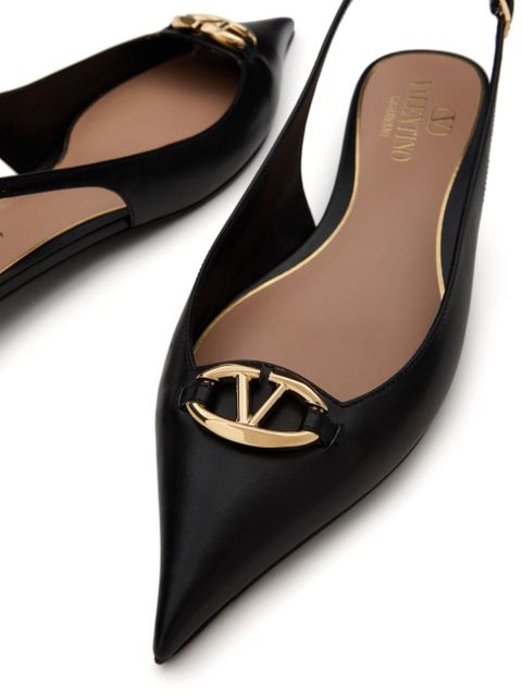Valentino Garavani 20mm VLogo The Bold Edition slingback pumps - Black