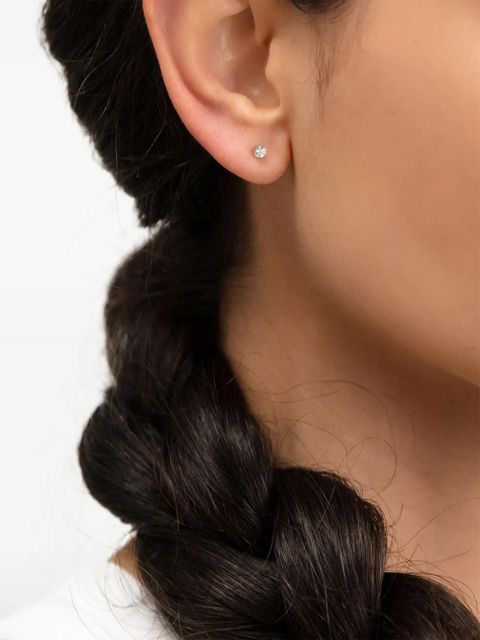 Monica Vinader 14kt white gold Siren Star single earring - Silver