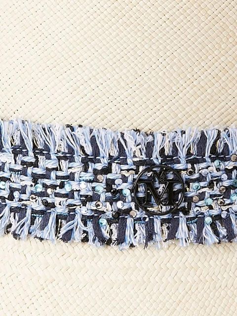 Maison Michel Kendall fringe-detail hat - Neutrals - zdjęcie produktu nr 2